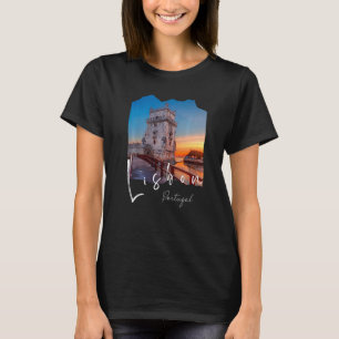 Lisbon Portugal Portuguese Souvenirs Belem Tower L T-Shirt