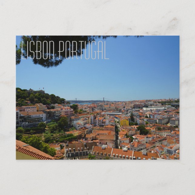 Lisbon Portugal  Postcard (Front)