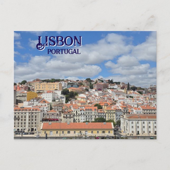 Lisbon Portugal Postcard (Front)