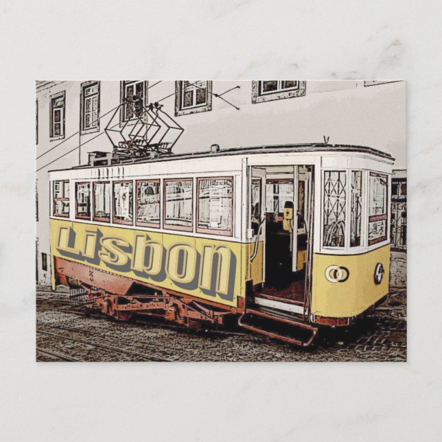 Lisbon Portugal Postcard (Front)