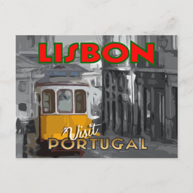 Lisbon, Portugal - postcard from serie Visit... (Front)