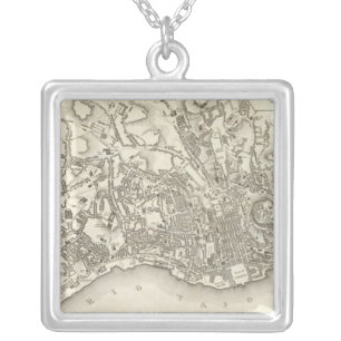 Lisbon, Portugal Silver Plated Necklace