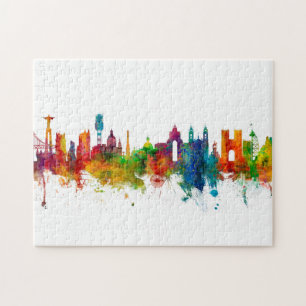 Lisbon Portugal Skyline Jigsaw Puzzle
