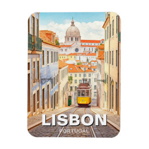 Lisbon Portugal Travel Alfama National Pantheon  Magnet