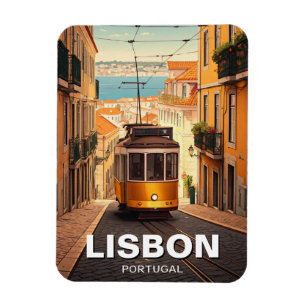 Lisbon Portugal Travel Magnet