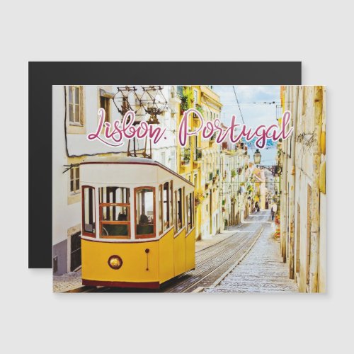 Lisbon Portugal Travel Magnetic Card