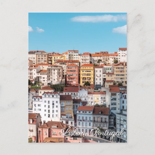 Lisbon Portugal travel postcard