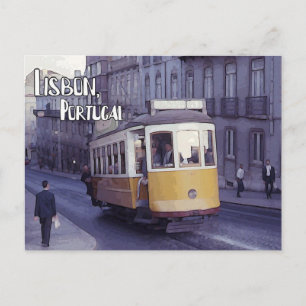 Lisbon, Portugal Travel Postcard