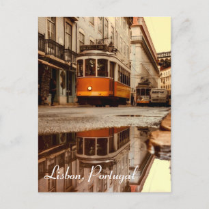 Lisbon, Portugal Travel Postcard