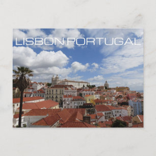Lisbon, Portugal Travel Postcard