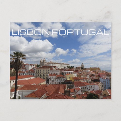 Lisbon Portugal Travel Postcard