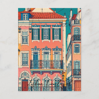 Lisbon Portugal vintage Postcard