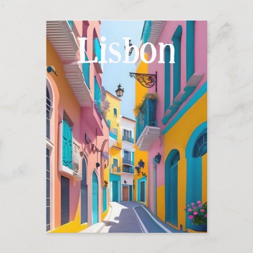 Lisbon Potugal Postcard