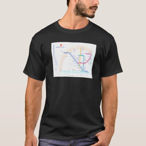 Lisbon Subway Map Portugal T T_Shirt