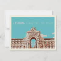 Lisbon Terreiro do Paço illustration , Portugal