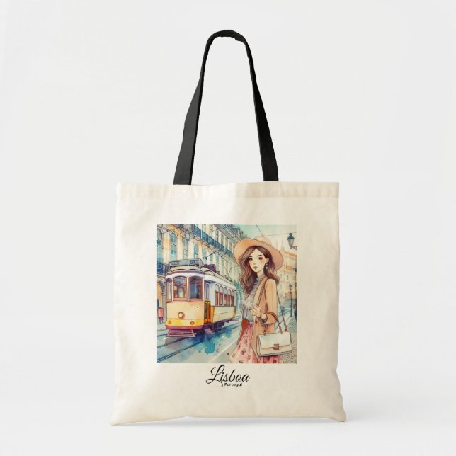 Lisbon Tote Bag (Front)