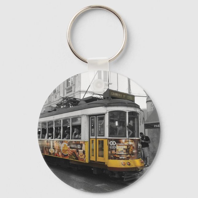 Lisbon Tram 28 | Eletrico 28 Lisboa Keychain (Front)