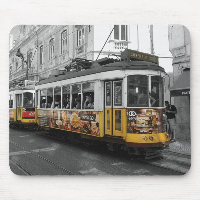 Lisbon Tram 28 | Eletrico 28 Lisboa Mouse Pad (Front)