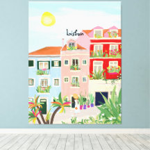 Lisbon travel colorful