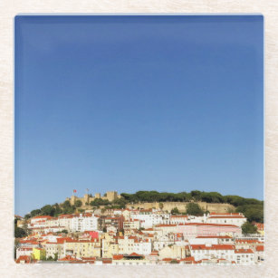 Lisbon Views Portugal Photo Glass Coaster