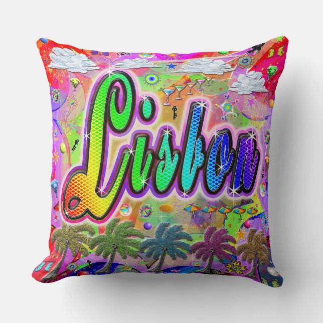 Lisbon Vista Express Pillow (Front)