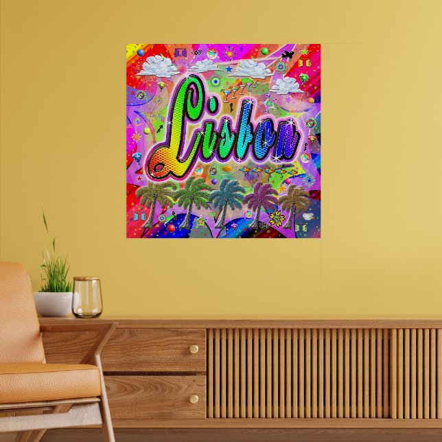 Lisbon Vista Express Poster (Living Room 2)