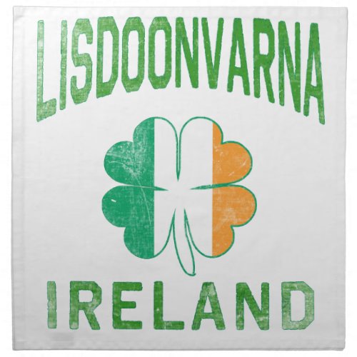 LISDOONVARNA Ireland Cloth Napkin