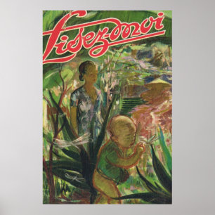 Lisez Moi cover; In the garden Poster