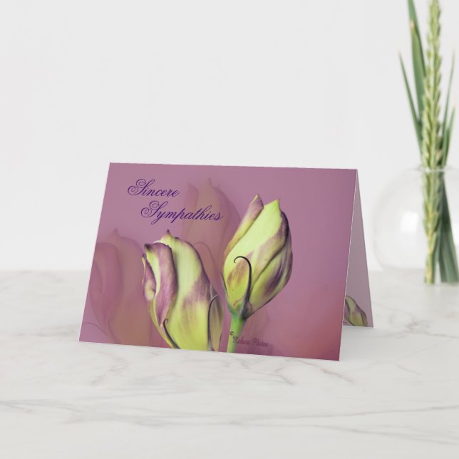 Lisianthus 5577- customize any occasion card (Front)
