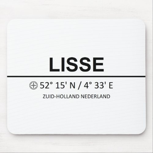Lisse Coordinates _ Lissa Coordinaten Mouse Pad