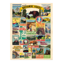 List of National Parks in the United States Poster
