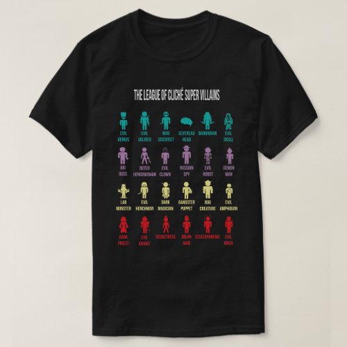 List of villains cliche T_Shirt