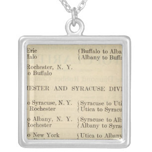 List Photoauto maps 2 Silver Plated Necklace