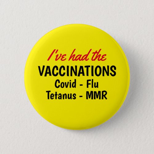 List Your Vaccinations Yellow Button