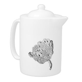 Listakora Flower Bone China Teapot