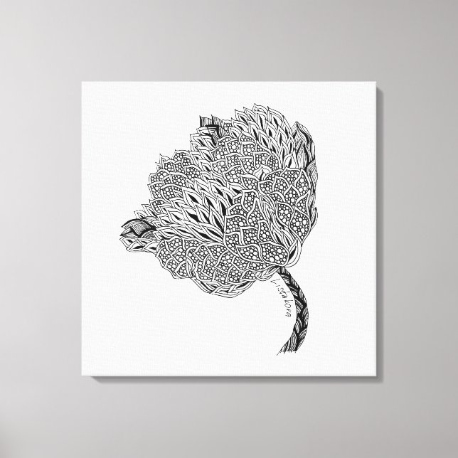 Listakora Flower Canvas Print (Front)