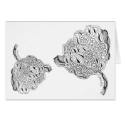 Listakora Flower Card with Envelope (Front Horizontal)