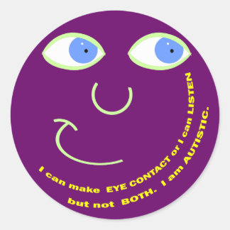 Listen Autistic Stickers