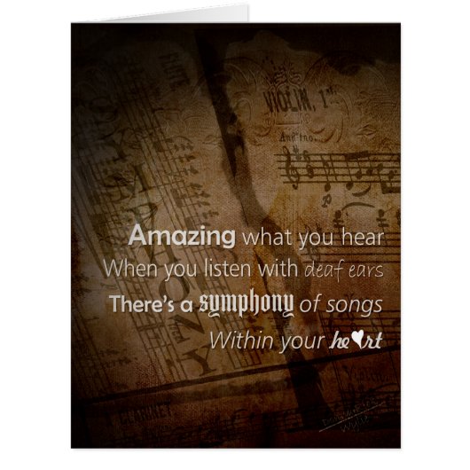 Listen - Symphony of the Heart (Front)