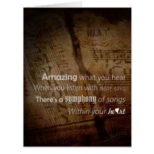 Listen - Symphony of the Heart Cards