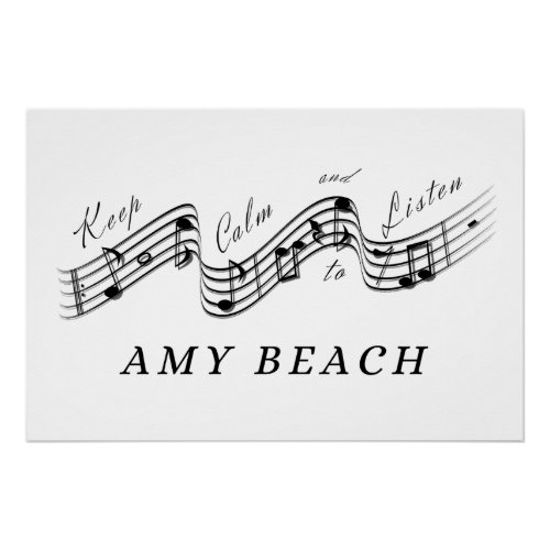 Listen to Amy Beach Best Classical Music Composer Poster