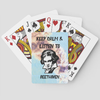 Listen To Beethoven Classic Playing Cards