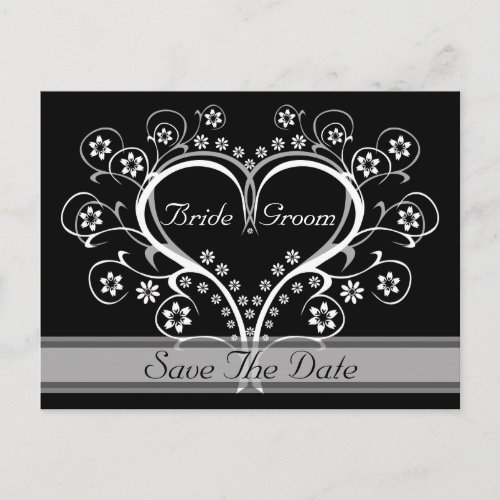 Listen to My Heart Save The Date Postcards