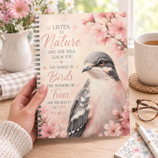 Listen to Nature Bird Art Notebook