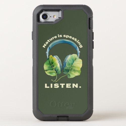 Listen to Nature OtterBox Defender iPhone SE87 Case