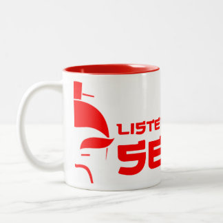 Listen to Sensei (White/Red) Mug
