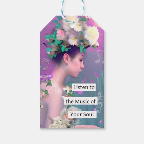 Listen to the Music of your Soul  Inspriational Gift Tags