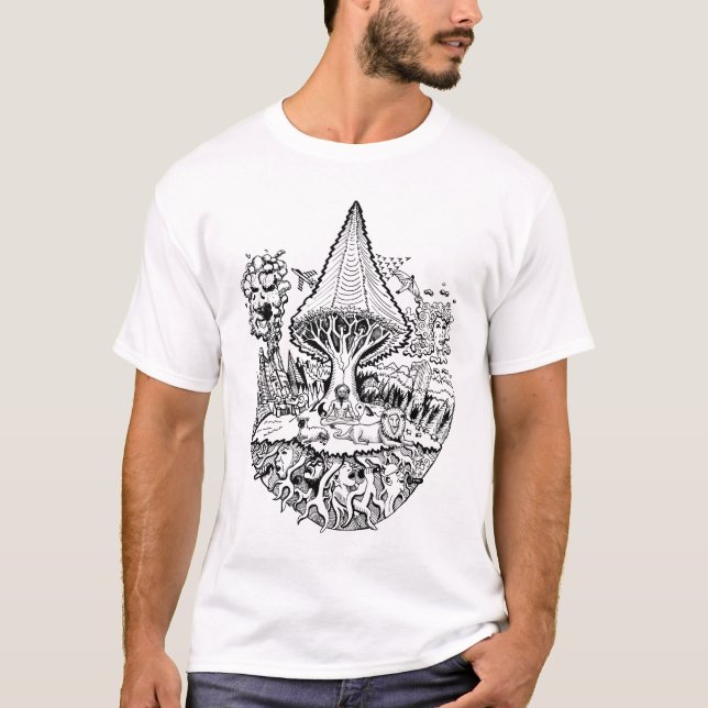 Listen to the Roots T-Shirt (Front)