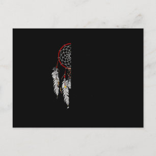 Listen To Your Heart It Knows Native Americans Announcement Postcard