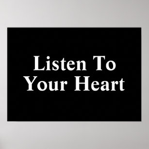 Listen To Your Heart Poster